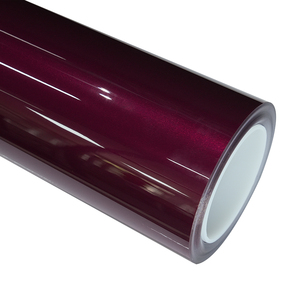 WRAPMASTER 1.52*17m Película Autoadhesiva de PVC para Envoltura de Automóviles, Color Rojo Torre, Alto Brillo, para Cambio de Color de Carrocería - Product Image 1