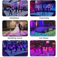 Panneau de piste de danse LED étanche IP55 à activation par pas pour scène, studio et diffusion en direct