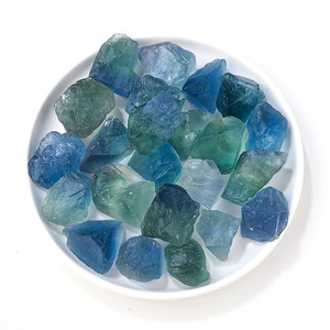 Sıcak satış mavi florit kristal aromaterapi taş toptan yüksek kalite kaba florit kristal ham taş - Product Image 2