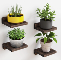 Étagères murales simples en bois, finition naturelle, rustiques, flottantes, robustes et écologiques pour salon – Meilleures ventes
