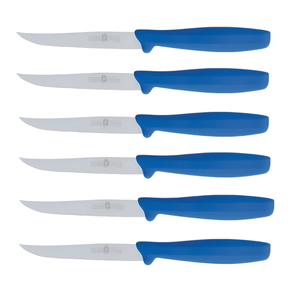 ENSEMBLE DE 6 CUIVRES À STEAK BLEUS, LA LIGNE BEST LINE ORIGINALE, 11CM - Product Image 1