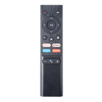 Nouvelle télécommande vocale de remplacement pour téléviseur compatible avec TECNOMASTER Syinix Modern TV LCD LED RC1834301