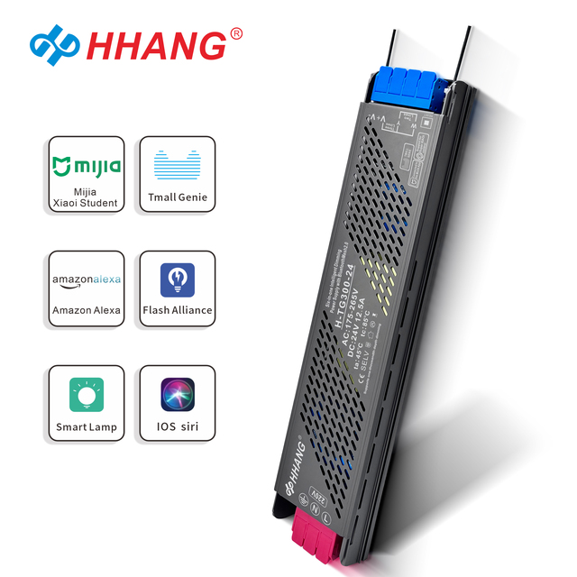 Intelligent Dimming Power Supply Smart LED Driver Transformer 24V Works Alexa Siri Mijia Tmall Genie Smart Light 3-Year Warranty