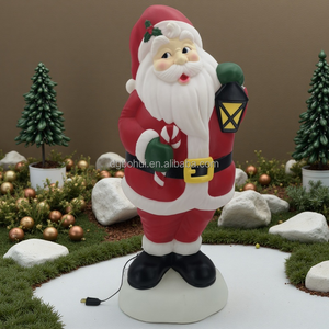 Décoration de Noël extérieure en plastique de 36 pouces, Père Noël lumineux, cadeau de fête - Product Image 2