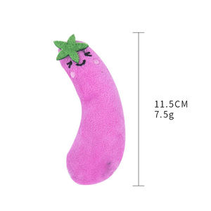 Giocattoli di carta ad alto volume pepe vegetale di mais carota melanzana erba gatta giocattoli di peluche con suoni di carta - Product Image 4