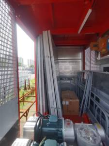 Konversi frekuensi otomatis, gedung 2ton ereksi penumpang <span class=keywords><strong>Hoist</strong></span>/pengangkat untuk situs konstruksi - Product Image 4