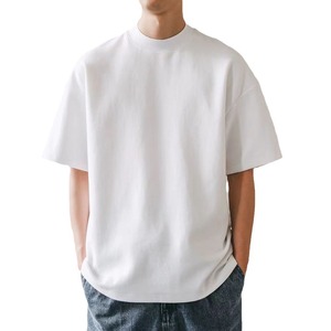 In magazzino 180 t-shirt da <span class=keywords><strong>uomo</strong></span> in cotone 100% 6.3 oz gsm e t-shirt bianche di taglia EU Basic con maniche corte - Product Image 1