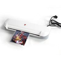 Plastifieuse de bureau A4 de qualité supérieure à grande vitesse de laminage 300 mm, plastifieuse thermique à chaud et à froid pour formats de papier A4, A5, A6