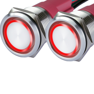 푸시 버튼 스위치 30mm 방수 헤드 비상 정지 푸시 버튼 누름 버튼 장비 사용 - Product Image 1