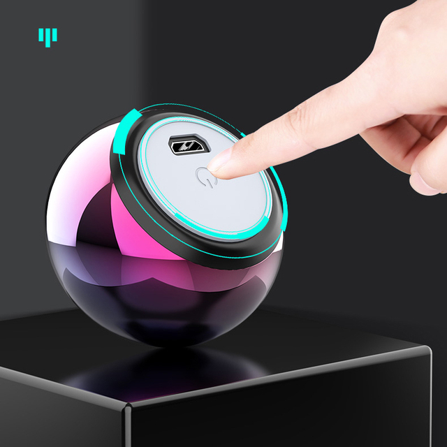 Wireless Bluetooth Speaker Aluminum Black Speaker Portable HiFi Stereo Sound Compact Body Clear Sound Mini M3 Bluetooth Speaker