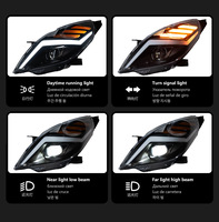Feux de voiture pour Chevrolet Spark, phare LED 2011-2014, phare Spark GT, projecteur DRL, accessoires automobiles