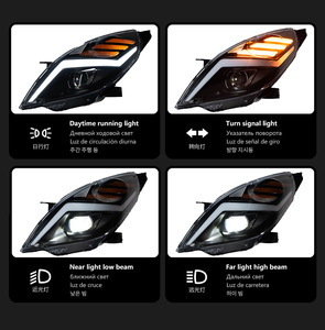 Luces de Coche para <span class=keywords><strong>Chevrolet</strong></span> <span class=keywords><strong>Spark</strong></span>, Faro LED 2011-2014, Lámpara de Cabeza para <span class=keywords><strong>Spark</strong></span> GT, Faros Delanteros con Proyector DRL, Accesorios Automotrices - Product Image 3
