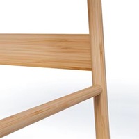Bureau de travail minimaliste moderne en bambou pour la maison, la salle d'étude ou comme table d'écriture/ordinateur, fabriqué en Chine