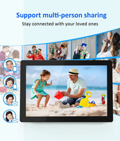 Bingkai Foto Digital HD Mendukung Pemutaran Video 1080P Album Elektronik WiFi dengan Remote Control Layar LCD 7 8 10 12 15.6 Inci