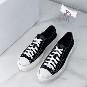 รองเท้าลำลองจากนักออกแบบสุดหรูชั้นนำรองเท้าวิ่งผ้าใบแบบผูกเชือกรองเท้าแฟชั่นวัลกาไนส์สำหรับฤดูร้อนฤดูใบไม้ร่วง - Product Image 5