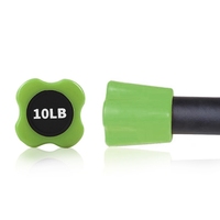 Pour l'entraînement barre pondérée supports barre d'exercice du corps Yoga musculation gymnastique-barre d'haltères en acier inoxydable Durable 1-12kg