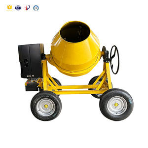 移動式ディーゼル/ガソリンコンクリートミキサー 350L/500L/700L 高効率建設ポンプ セメントミキサー - Product Image 1