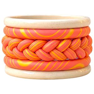 Danta Gems Dil-Ruba Classic <b>Stack</b> Handmade Lac Bangle Set for Women Traditional Ethnic Designer Bangles Trendy Layered Style - Product Image 5