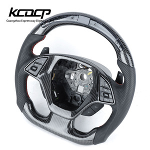 Volant sport à 3 branches en PU durable pour Chevrolet <span class=keywords><strong>Corvette</strong></span> C7 <span class=keywords><strong>2014</strong></span>+ - Product Image 3