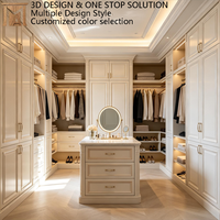 Armoire moderne minimaliste en contreplaqué crème avec tiroirs autoportants, fermeture douce, étagères réglables, rangement modulaire spacieux