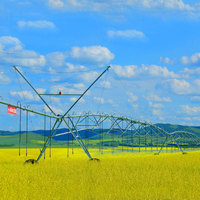 Centre agricole 2026 avec système d'irrigation pivotant à déplacement latéral par équipement de machinerie agricole avec commande mobile à vendre