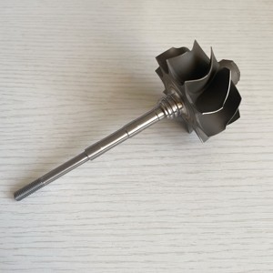 Albero Turbina GT3076R con Cuscinetti <span class=keywords><strong>a</strong></span> <span class=keywords><strong>Sfera</strong></span> 55x60mm 10 Pale / Albero Ruota Turbina / Ruota Turbo - Product Image 4