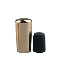 C13D334 Capuchon de couverture de placage UV en or brillant de luxe OEM Capuchon d'emballage cosmétique de vernis à ongles en gel de haute qualité