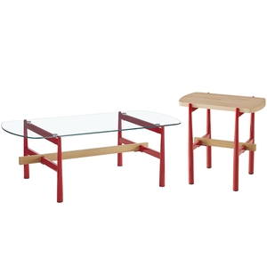 High Quality Transparent <strong>Oval</strong> Console <strong>Coffee</strong> <strong>Table</strong> and End <strong>Table</strong> Modern Furniture with Living Room <strong>Coffee</strong> <strong>Table</strong> Set - Product Image 1