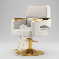 Chaise de salon de coiffure directement de l'usine, rotative à 360 degrés, durable, personnalisable, mobilier de salon multicolore
