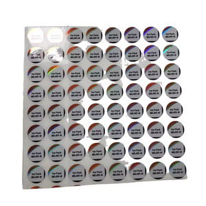 Personalizado Venta loca 4C Impresión Etiqueta impermeable Material de vinilo Pegamento extraíble Embalaje en pegatinas de hoja - Product Image 1