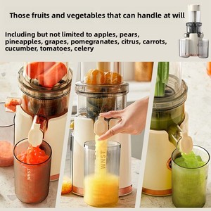Elétrico Silencioso Heavy Duty Extrator <span class=keywords><strong>Juicer</strong></span> Lento com 3 Modos de Velocidade Cold Press Tecnologia Lavadora de Louças Segura para Uso Doméstico Diário