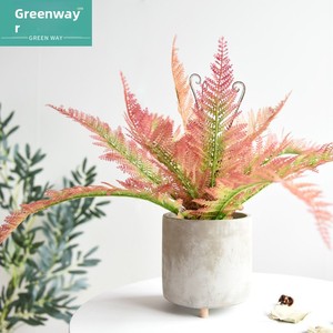 Planta Artificial de Hoja Persa Greenway, Decoración de Helecho, Planta en Maceta para Interiores, Adorno para Sala de Estar, Bonsái Pequeño - Product Image 3