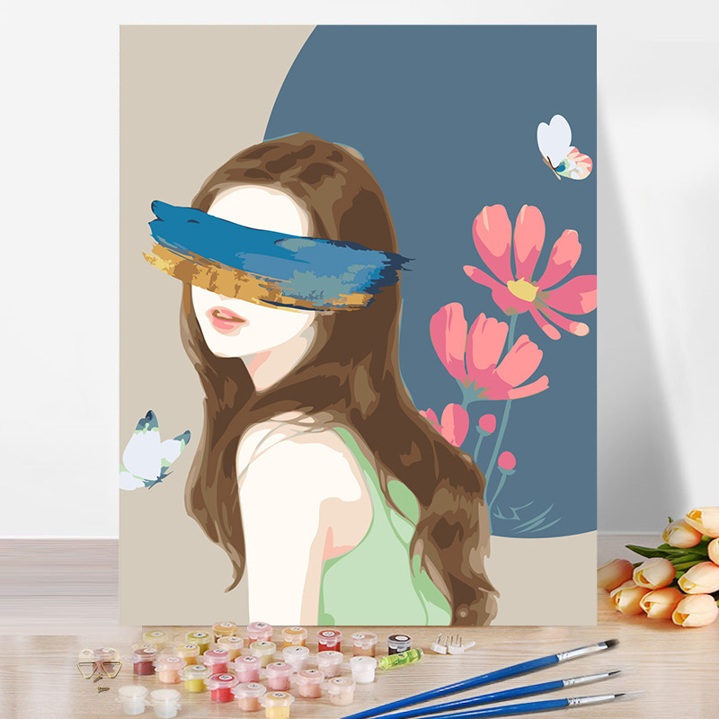 DIY Paint by Numbers With Frame