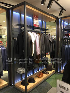 Fitout-tienda de ropa para <span class=keywords><strong>hombre</strong></span>, diseño de tienda de ropa de Boutique, solución de diseño al por menor de exhibición, muebles de tienda de ropa - Product Image 4