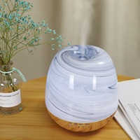 Humidificateur à ultrasons à huile essentielle 400ml, diffuseur d'arôme d'air en verre Well Art