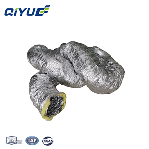 Tuyau flexible isolé R4/R6/R8 pour CVC, conduit d'air en aluminium renforcé <span class=keywords><strong>de</strong></span> fil d'acier pour la ventilation - Product Image 4