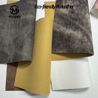 Tissu en similicuir PU imitation denim délavé, directement de l'usine, 1 mm, résistant à l'abrasion, pour sacs, chaussures, boîtes à bijoux, étuis de téléphone
