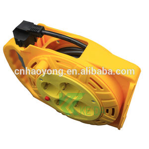 फ्रेंच शैली 2 दौर पिन विस्तार शक्ति कॉर्ड केबल रील 16A विस्तार सॉकेट CE मानक ग्राउंडिंग सफेद सीई ROHS NF 220V-250V - Product Image 2