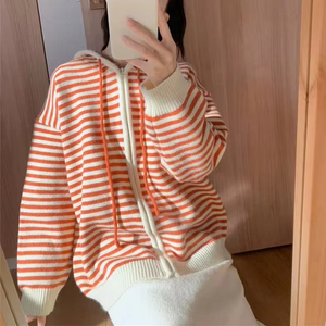 Maglioni <span class=keywords><strong>Donna</strong></span> Invernali 2024 in Poliestere/<span class=keywords><strong>Cotone</strong></span>, Stile Coreano Casual, Scollo a V, Maniche Lunghe, Vendita Calda - Product Image 4