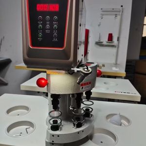 YS-838T 반자동 3 헤드 산업용 플라스틱 및 금속 스냅 버튼 펀칭, 가방 및 바인딩 재봉틀 - Product Image 4