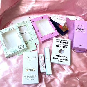 Biểu Tượng Tùy Chỉnh Sang Trọng Tông Giấy Mỹ Phẩm Son Bóng Hộp Cajas Para Cosmeticos Son Môi <span class=keywords><strong>Make</strong></span> <span class=keywords><strong>up</strong></span> Nước Hoa Bao Bì Hộp Quà Tặng - Product Image 3