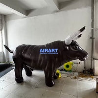L'activité Offre Spéciale décore le costume gonflable de vache de boeuf, costume d'animal gonflable d'événements à vendre