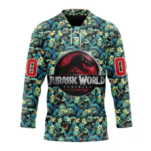 camouflage embroidery ice hockey jersey and sock