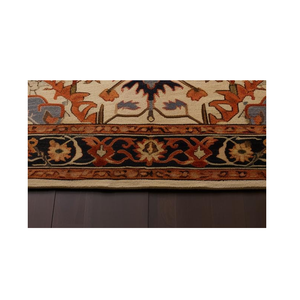 Alfombras de estilo Oushak de lana anudadas a mano de alta calidad, alfombras de estilo turco bordadas florales lavables antideslizantes para el piso del hogar, sala de oración - Product Image 4