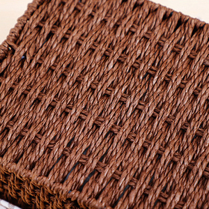 Idyllic Wind Weaving Living Room <strong>Storage</strong> <strong>Basket</strong> <strong>Wicker</strong> Receive Snacks and Sundries <strong>Basket</strong> - Product Image 5