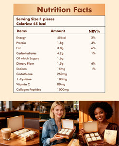 Vẻ đẹp sữa collagen Glutathione Glow Sparkle collagen Collagen Glow sô cô la collagen protein sô cô la bổ sung cho da - Product Image 3