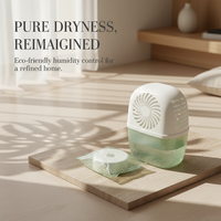 Ensemble de déshumidificateurs domestiques réutilisables avec prévention de la moisissure pour armoires et salles de bain, prise en charge de la personnalisation des scénarios