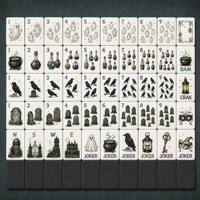 Tuiles de Mahjong Américaines pour Jeux de Table Décontractés