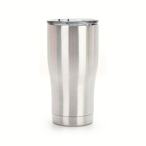 Flip Top Leakproof 40oz Curved Stainless Tumbler Gym Office Daily Thermal Drink Mug - Product Image 1