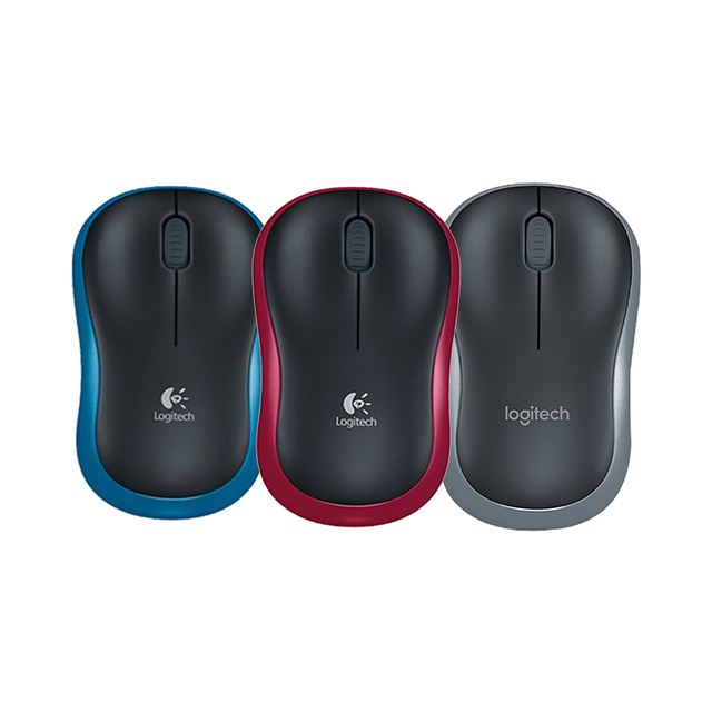 Original Logitech M185 Wireless Mouse Convenient Portable Mini Mouse Preinstalled Battery Wireless Mouse